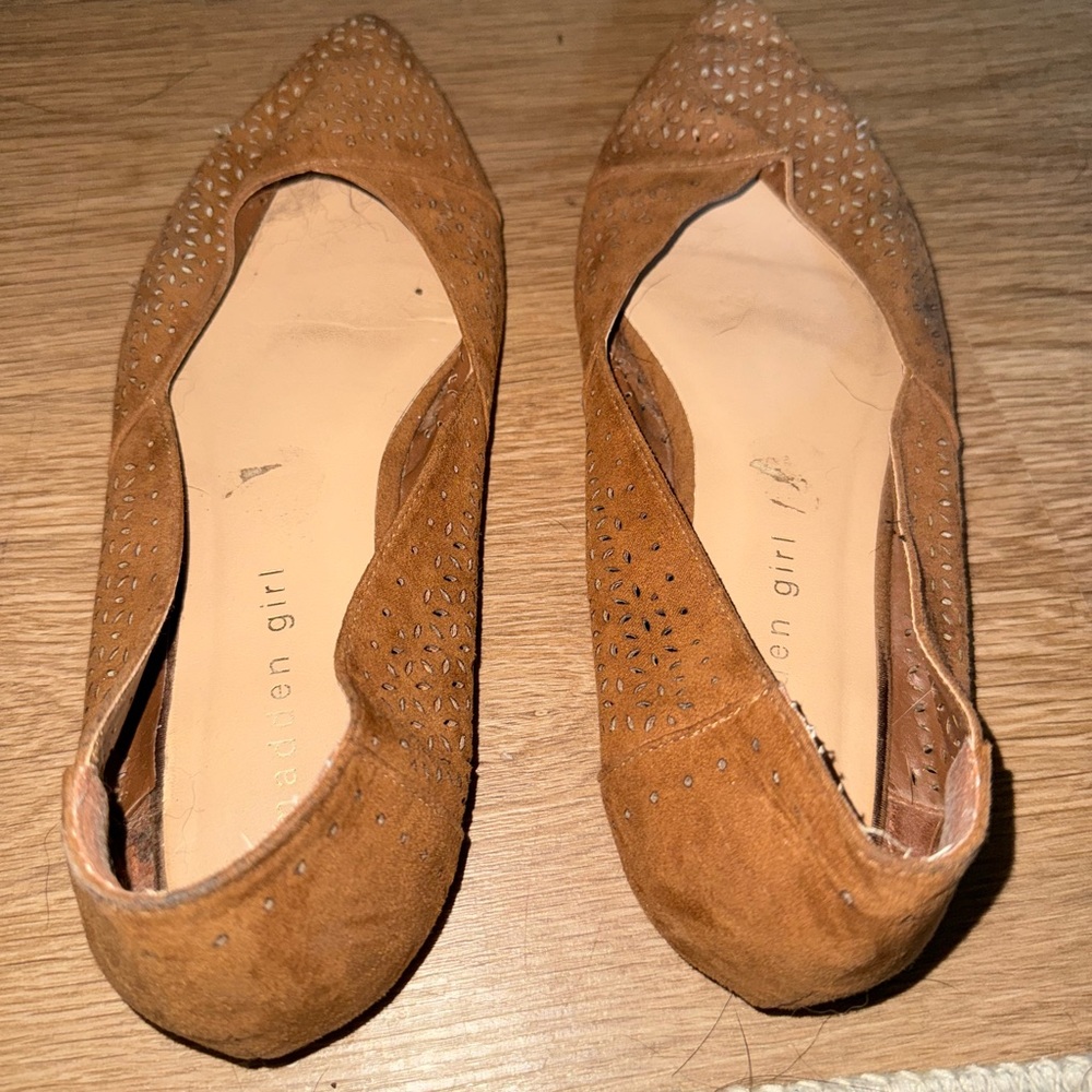Brown Suede Women's Flats